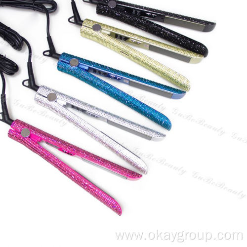 ceramic flat iron portable travel mini hair straightener